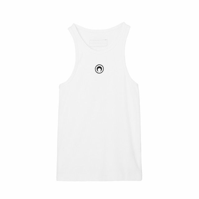 [あす着] マリーン セル MARINE SERRE タンクトップ レディース ORGANIC COTTON RIB 2X2 TANK TOP