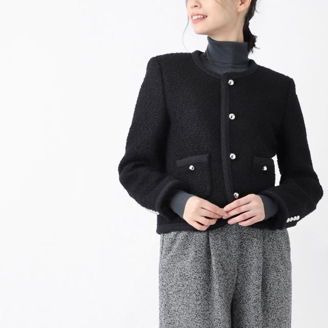 セリーヌ CELINE ツイードジャケット レディース VESTE CHELSEA