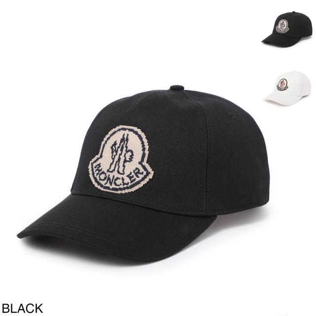 モンクレール MONCLER ベースボールキャップ ブラック