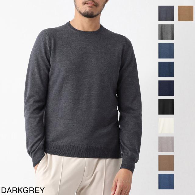 [あす着] グランサッソ Gran Sasso クルーネックニット メンズ PARICOLLO M/Lの通販は