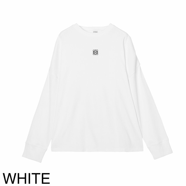 [あす着] ロエベ LOEWE クルーネック 長袖Tシャツ メンズ LONG SLEEVE T-SHIRT