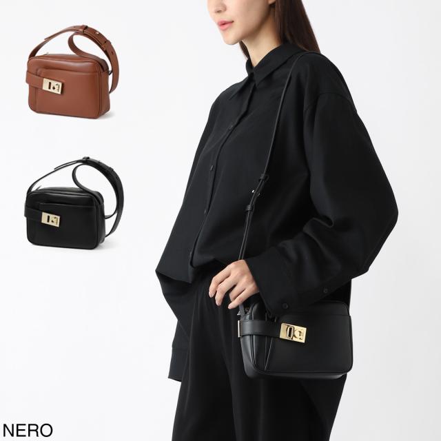 [あす着] フェラガモ FERRAGAMO ショルダーバッグ カメラバッグ レディース