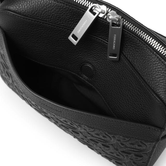 フェラガモ FERRAGAMO ショルダーバッグ クロスボディバッグ メンズ TRAVEL EMBOSSED BLOCCO_5