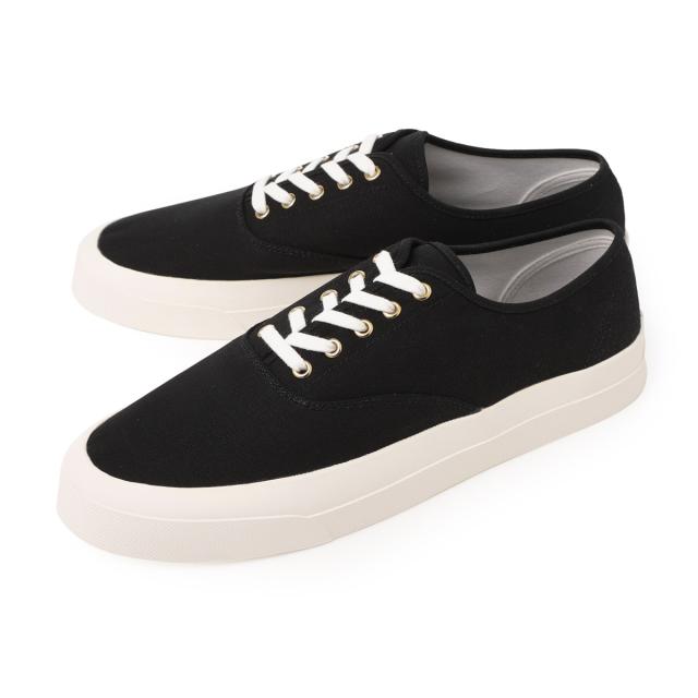 [あす着] メゾンキツネ MAISON KITSUNE スニーカー メンズ CANVAS LACE-UP SNEAKERSの通販は 13,432円