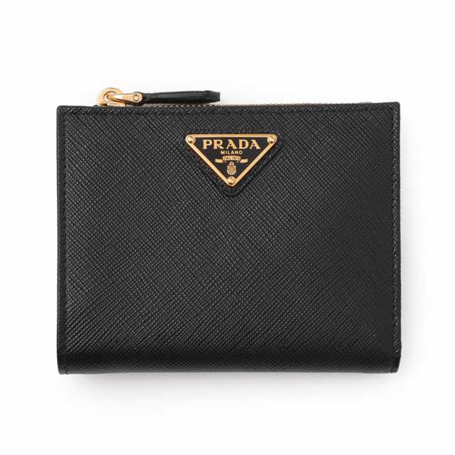 [あす着] プラダ PRADA 2つ折り財布 小銭入れ付き レディース SAFFIANO TRIANGOLO