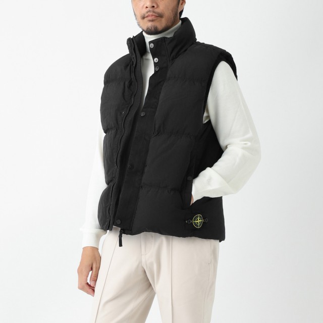 [あす着] ストーンアイランド STONE ISLAND ダウンベスト メンズ G0419 NYLON METAL IN ECONYL