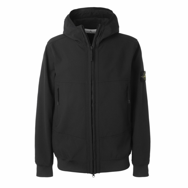 [あす着] ストーンアイランド STONE ISLAND フーデッド ブルゾン メンズ Q0322 SOFT SHELL-R E.DYE TECHNOLOGY IN RECYCLED POLYESTER