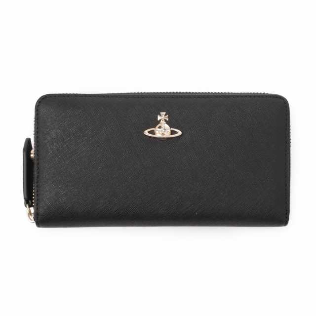 [あす着] ヴィヴィアンウエストウッド Vivienne Westwood ラウンドファスナー長財布 小銭入れ付き レディース CLASSIC ZIP ROUND WALLET