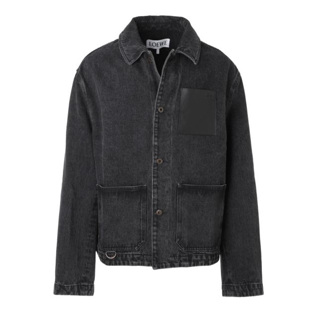 【美中古】セリーヌ／クラシックトラッカーデニムジャケット裏ボア付き／メンズM 美中古】セリーヌ／クラシックトラッカーデニムジャケット裏ボア