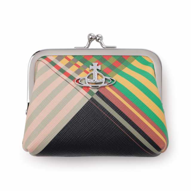 [あす着] ヴィヴィアンウエストウッド Vivienne Westwood コインケース レディース SAFF PRINT FRAME COIN PURSEの通販は