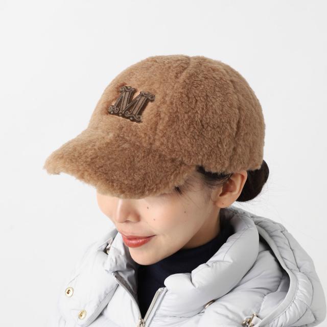 [あす着] マックスマーラ Max Mara ベースボールキャップ テディベアキャップ レディース EDIT