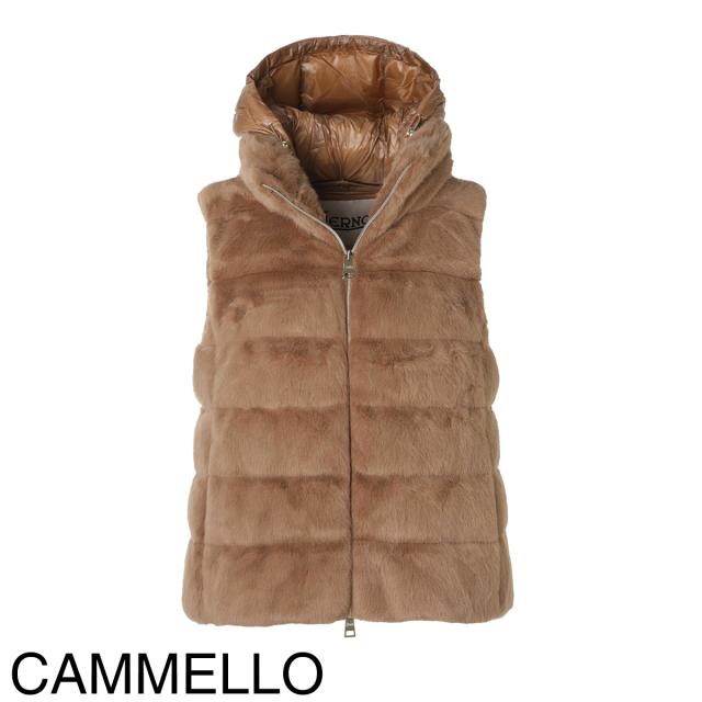 あす着] ヘルノ HERNO ダウンベスト レディース