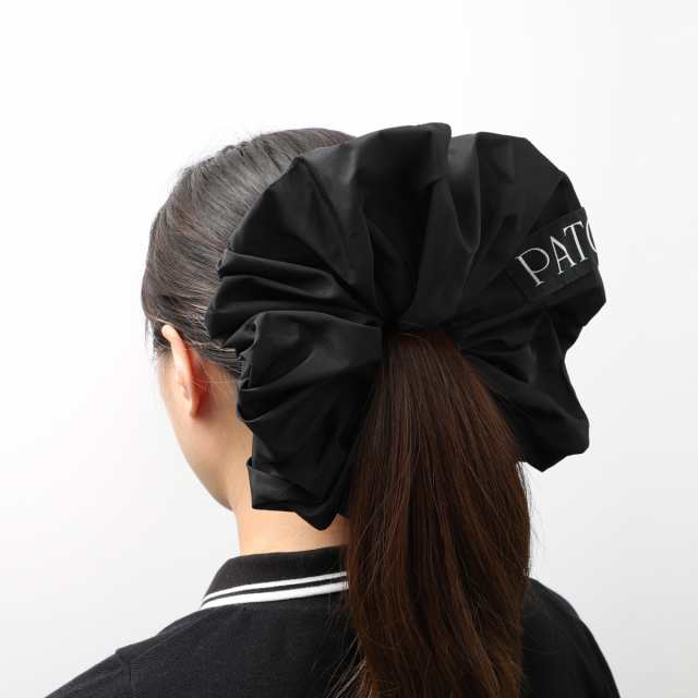 [あす着] パトゥ Patou シュシュ ヘアゴム レディース LARGE PATOU SCRUNCHIE IN RECYCLED FAILLE