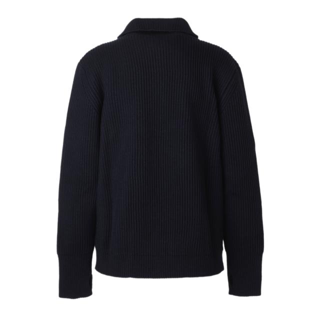 アンデルセン アンデルセン ANDERSEN-ANDERSEN ハーフジップニット メンズ NAVY HALF-ZIP_1