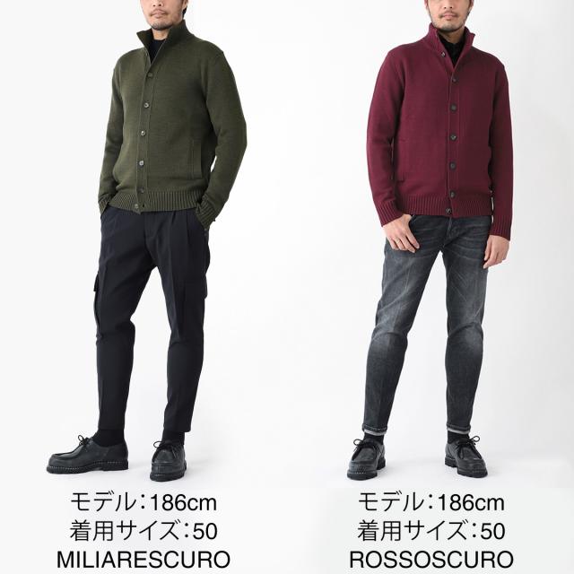 ザノーネ ZANONE カーディガン スタンドカラーニット メンズ CHIOTO