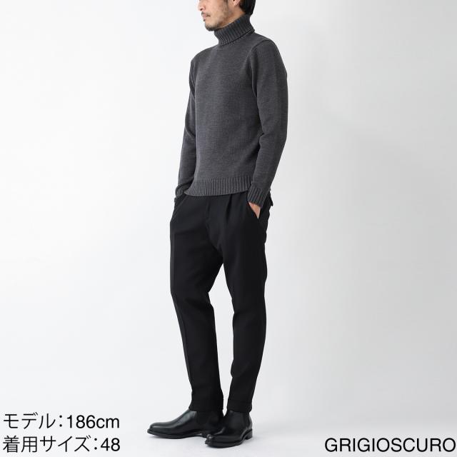 ザノーネ ZANONE CHIOTO SLIM FIT 5ゲージ ウール スタンドカラー