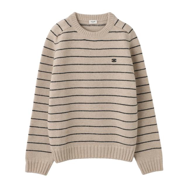 あす着] セリーヌ CELINE クルーネック ニット メンズ