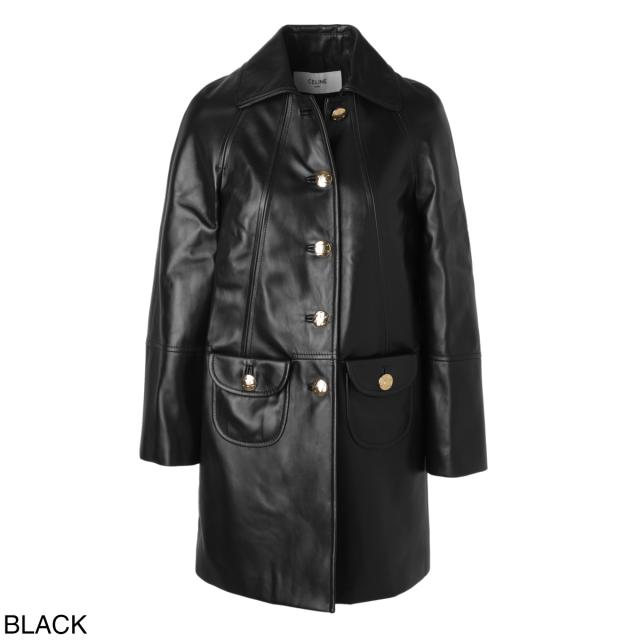 [あす着] セリーヌ CELINE レザーコート クロディーヌカラーコート レディース セリーヌ CELINE レザーコート クロディーヌカラーコート レディースの