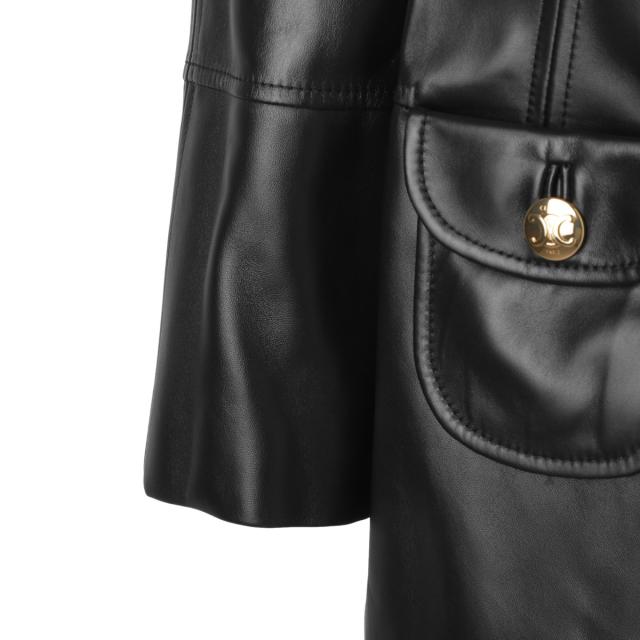 セリーヌ CELINE レザーコート クロディーヌカラーコート レディース_8