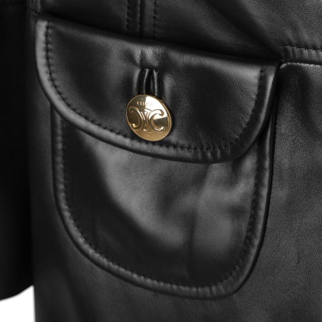 セリーヌ CELINE レザーコート クロディーヌカラーコート レディース_10
