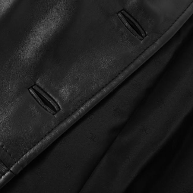 セリーヌ CELINE レザーコート クロディーヌカラーコート レディース_15