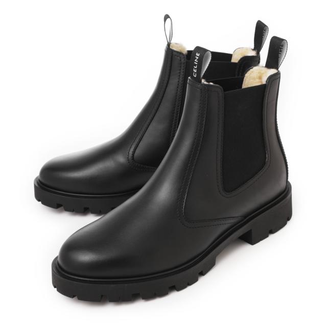 [あす着] セリーヌ CELINE チェルシーブーツ メンズ CHELSEA BOOT WITH SHEARLING 15