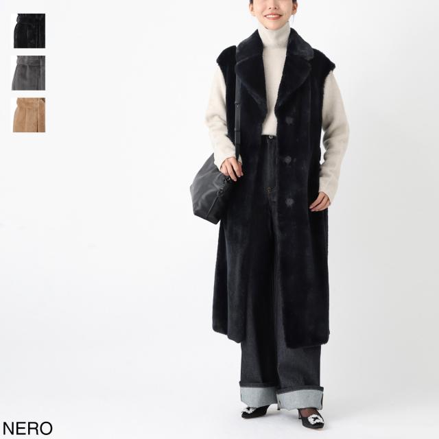 あす着] ヘルノ HERNO ジレ ベスト レディース