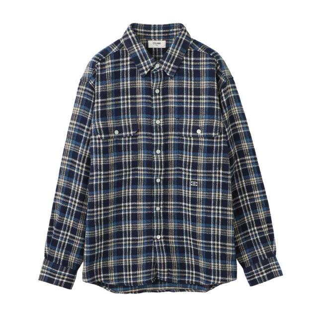 [あす着] セリーヌ CELINE 長袖レギュラーカラーシャツ メンズの通販は