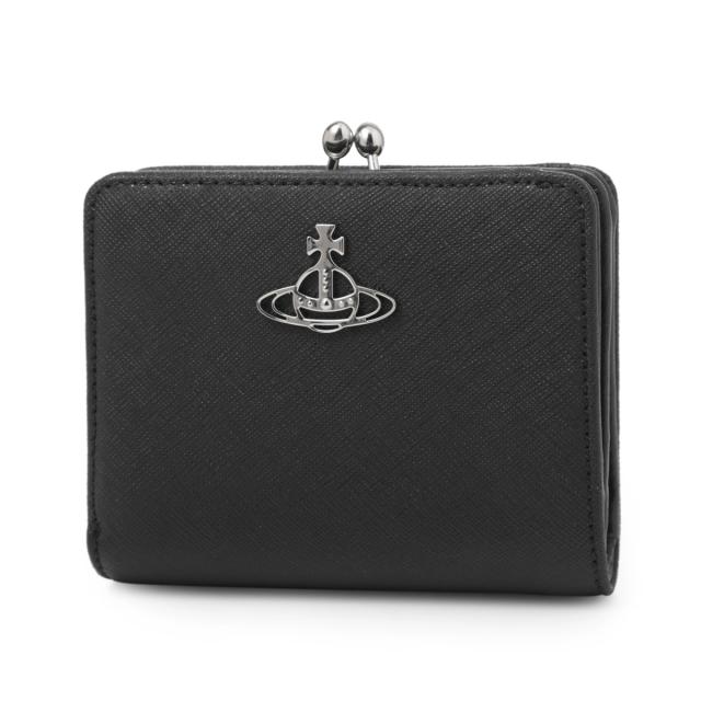 ヴィヴィアンウエストウッド Vivienne Westwood 2つ折り財布 小銭入れ付き レディース SAFFIANO WALLET FR PKT_1