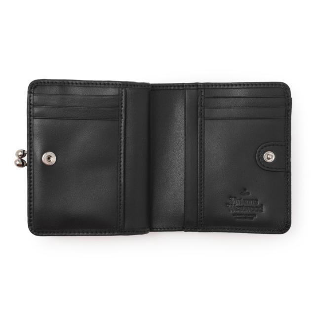 ヴィヴィアンウエストウッド Vivienne Westwood 2つ折り財布 小銭入れ付き レディース SAFFIANO WALLET FR PKT_3