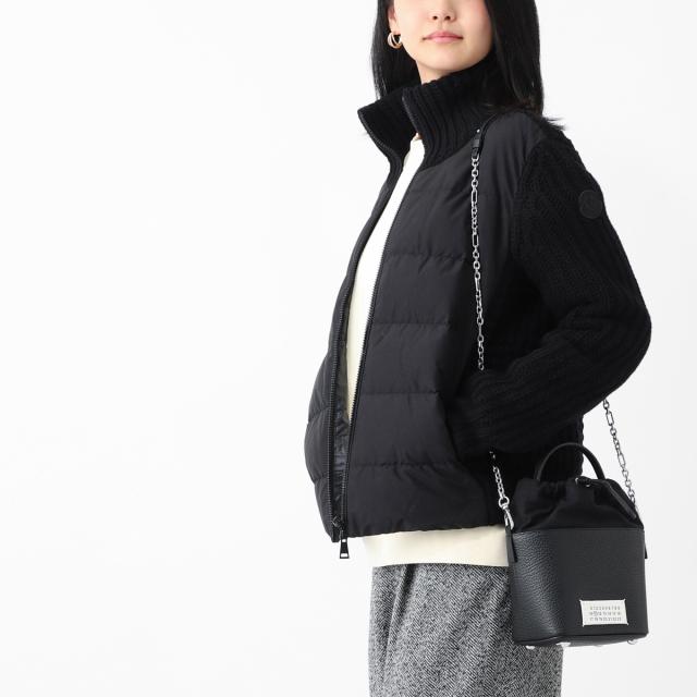 モンクレール MONCLER ダウン切り替え ジップアップ カーディガン レディース