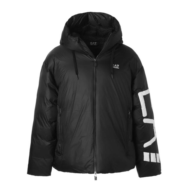 [あす着] エンポリオアルマーニ EA7 EMPORIO ARMANI 中綿入り ジップアップ ブルゾン パデッドジャケット メンズ