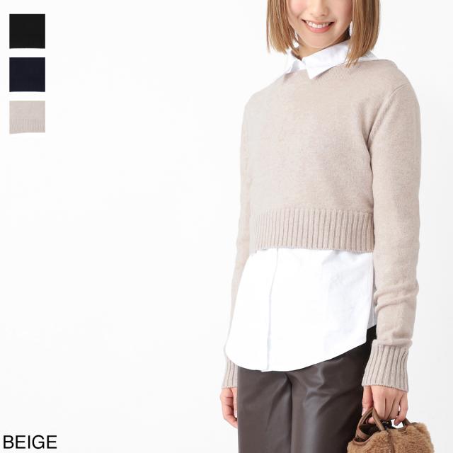 [あす着] マックスマーラ Max Mara クルーネックニット レディース ANGRI