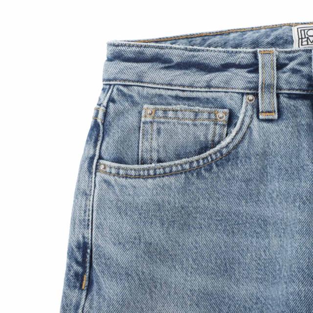 あす着] トーテム TOTEME ジップフライジーンズ レディース デニムパンツ