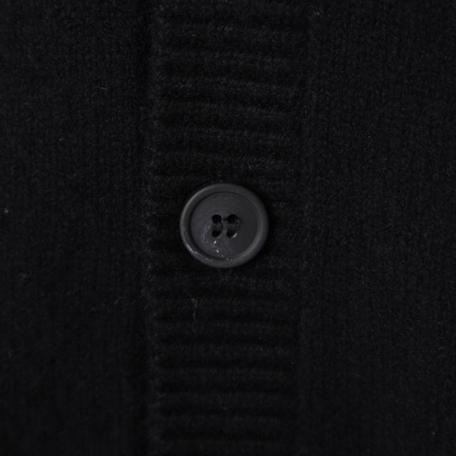 メゾンキツネ MAISON KITSUNE Vネック カーディガン メンズ BOLD FOX HEAD PATCH REGULAR CARDIGAN IN LAMBSWOOL_6