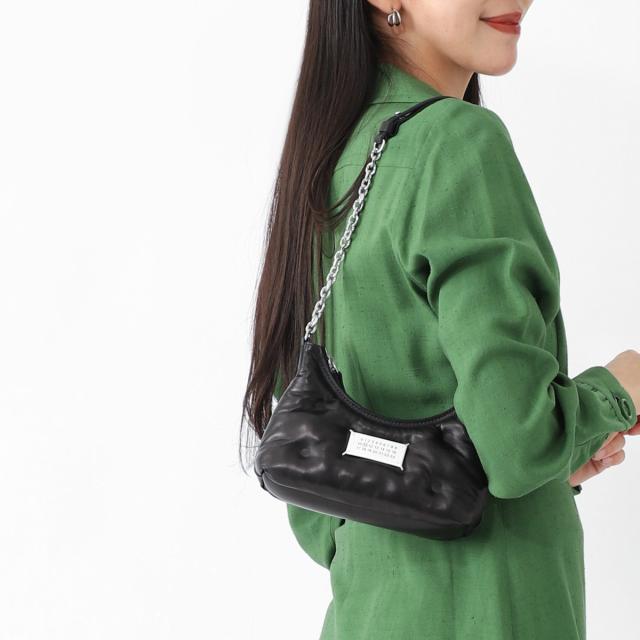 [あす着] メゾンマルジェラ Maison Margiela ショルダーバッグ ホーボーバッグ レディース GLAM SLAM HOBO MICRO