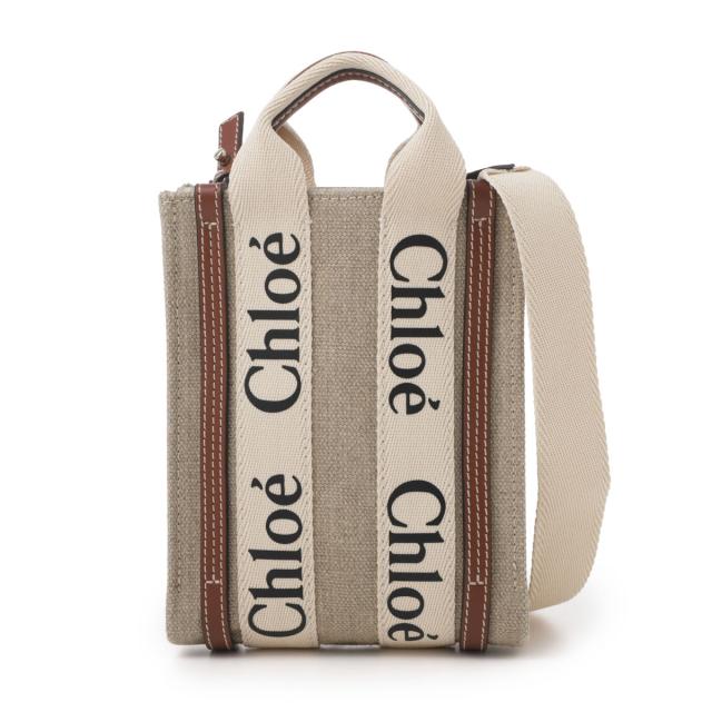 クロエ Chloe トートバッグ 2WAY レディース WOODY NORTH SOUTH MINI_3