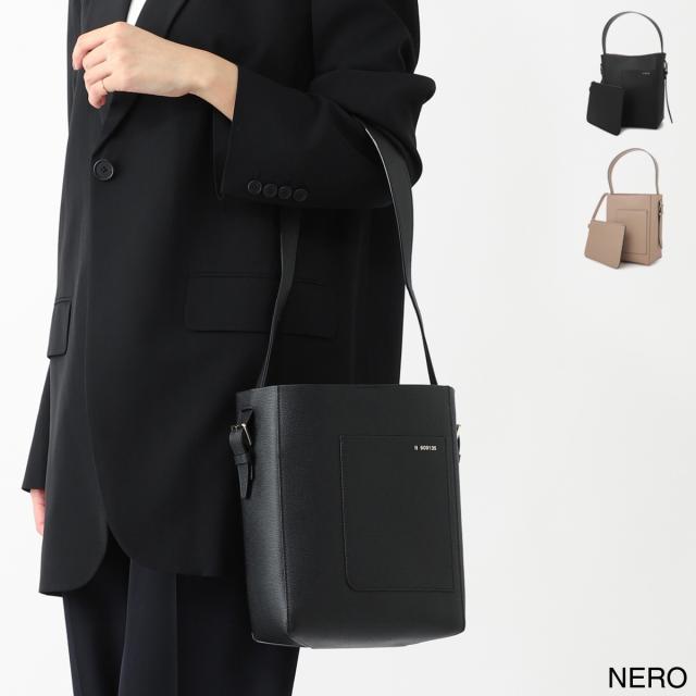 [あす着] ヴァレクストラ Valextra バケットバッグ レディース BUCKET SMALL