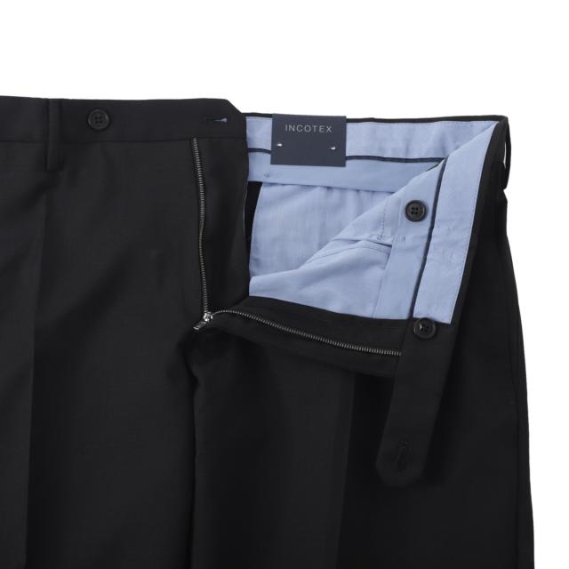 [あす着] インコテックス INCOTEX ノープリーツ スラックス ウールパンツ メンズ SLIM FIT あす着] インコテックス INCOTEX ノープリーツ スラックス ウール