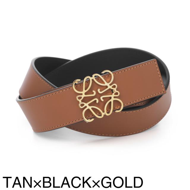 [あす着] ロエベ LOEWE リバーシブルベルト メンズ REVERSIBLE ANAGRAM BELT 3.5CM