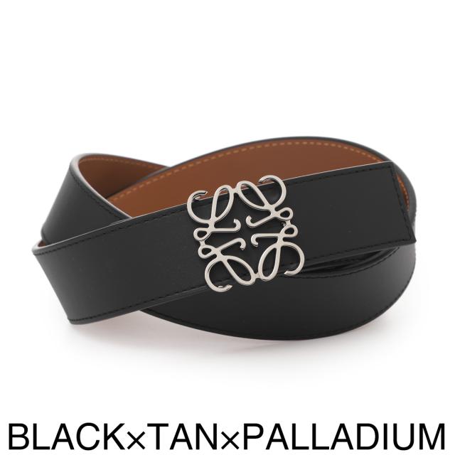 [あす着] ロエベ LOEWE リバーシブルベルト メンズ REVERSIBLE ANAGRAM BELT 3.5CM