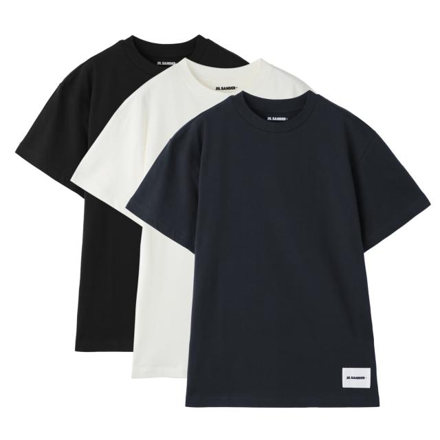 [あす着] ジルサンダー JIL SANDER クルーネックTシャツ レディース
