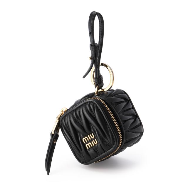 あす着] ミュウミュウ miu miu キーリング キーチャーム レディース