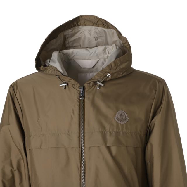 あす着] モンクレール MONCLER フード付き 中綿入りブルゾン ナイロン