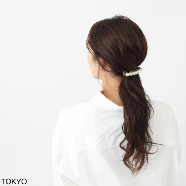 アレクサンドルドゥパリ ALEXANDRE DE PARIS バレッタ レディース TIMELESS BARRETTE AUTO 8CM PERLEE_2