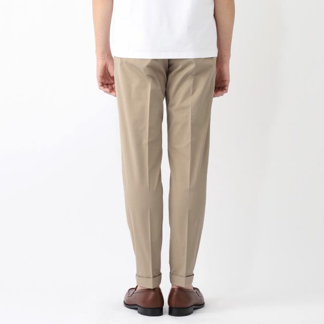 ブリリア BRIGLIA 1949 ワンプリーツ スラックス コットンパンツ