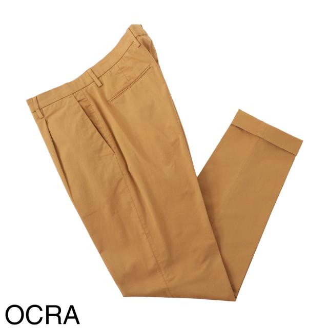 ブリリア BRIGLIA 1949 ワンプリーツ スラックス コットンパンツ