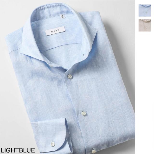 [あす着] デイズ DASE ホリゾンタルカラー リネンシャツ メンズ