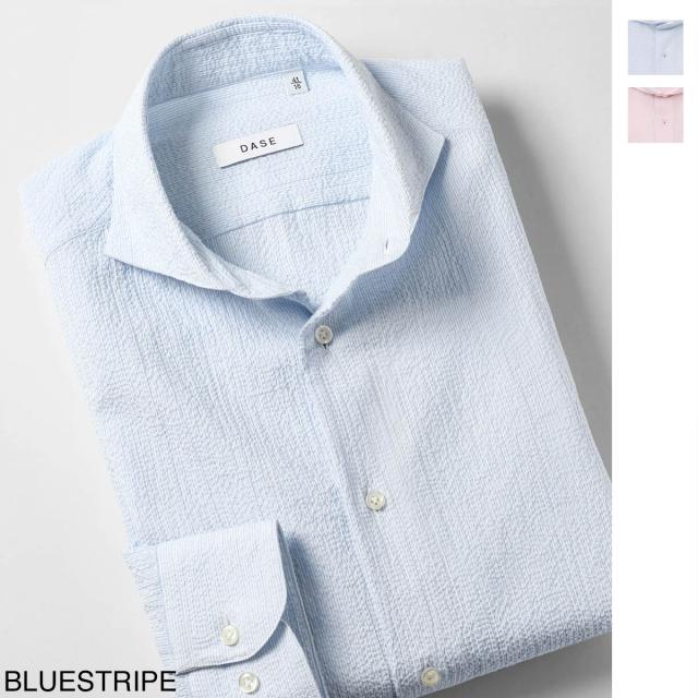 [あす着] デイズ DASE ホリゾンタルカラー シャツ 総柄シャツ メンズ