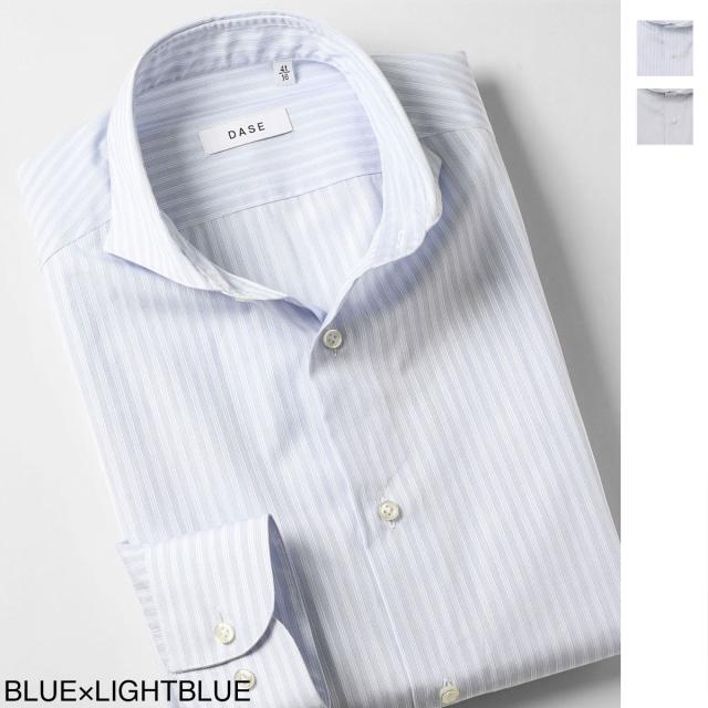 [あす着] デイズ DASE ホリゾンタルカラー シャツ 総柄シャツ メンズ